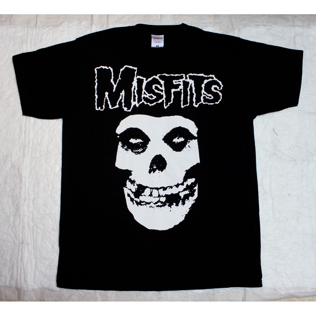 Áo Thun Nam In Hình Đầu Lâu Misfits Phong Cách Punk Goth S 2 2020