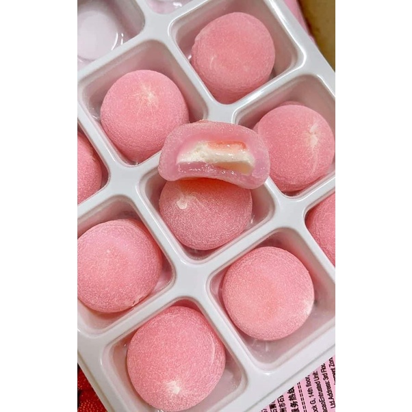 Bánh Mochi kem lạnh vị hoa quả mỗi gói 12 chiếc bánh thơm ngon , Bánh Mochi ĐÀI LOAN 8 Vị Hoa Quả