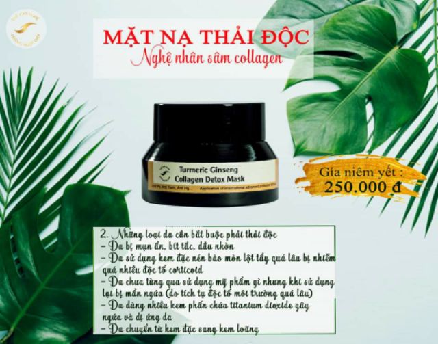 MẶT NẠ THẢI ĐỘC NGHỆ NHÂN SÂM COLLAGEN