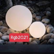 Đèn trụ cổng hình cầu đường kính phi 300 - 400 tặng kèm bóng