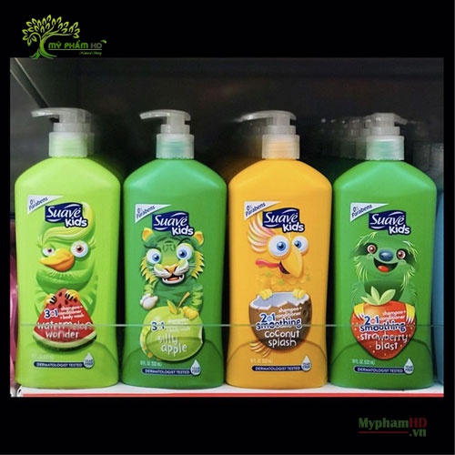 👶 Sữa Tắm Gội Xả Cho Trẻ Em Suave Kids 3in1👶