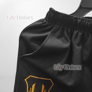 Quần jogger unisex thêu