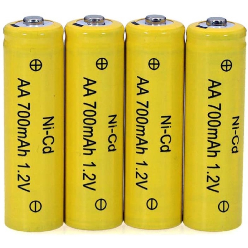 Pin tiểu sạc AA 1.2V dung lượng 700Mah Ni-cd