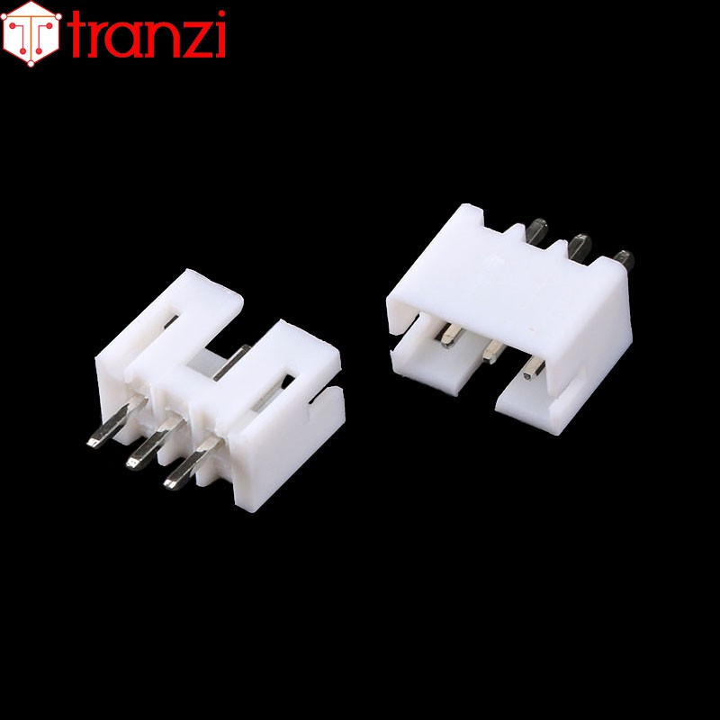 Giắc cắm header 2.0mm PH2.0 3P chân cắm thẳng trắng - túi 50 cái