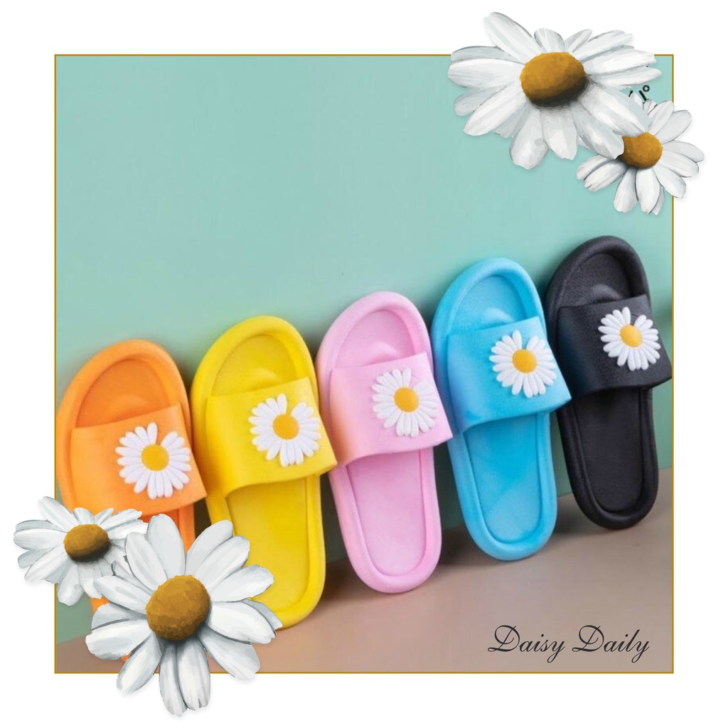 Dép hoa cúc Daisy sắc màu lollipop cho bé