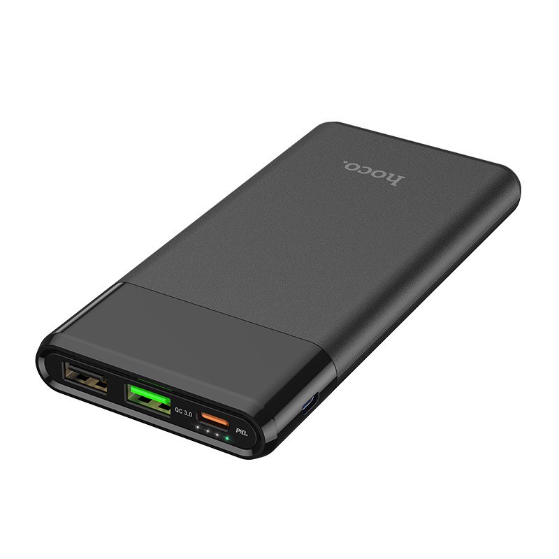 Sạc dự phòng Hoco J58 10.000 mAh - Sạc nhanh 18W QC 3.0 PD 18W - Bảo hành 1 năm