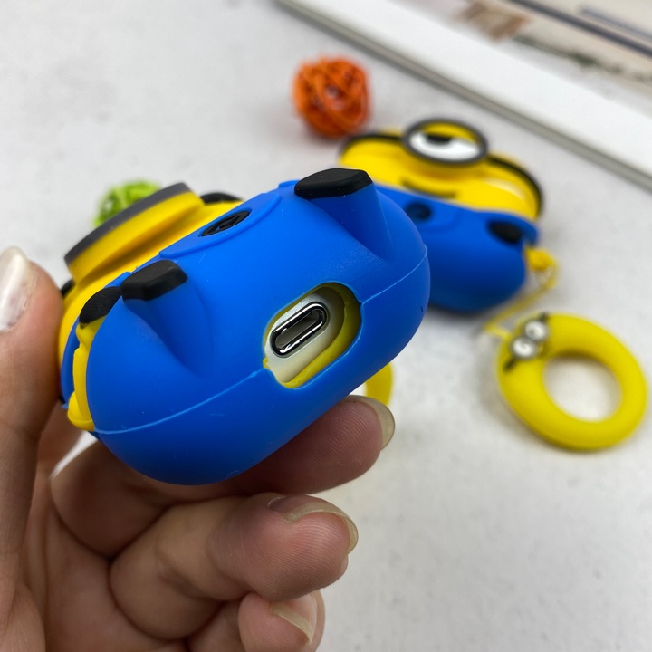 Case Airpods 1/2/3/Pro hình Minion, Ốp Airpods ngộ nghĩnh - Mã TZAP367