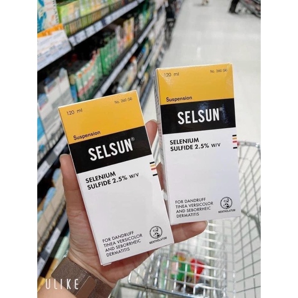 Dầu gội SElSUN Thái Lan giảm gầu, n.ấm da đầu chai to