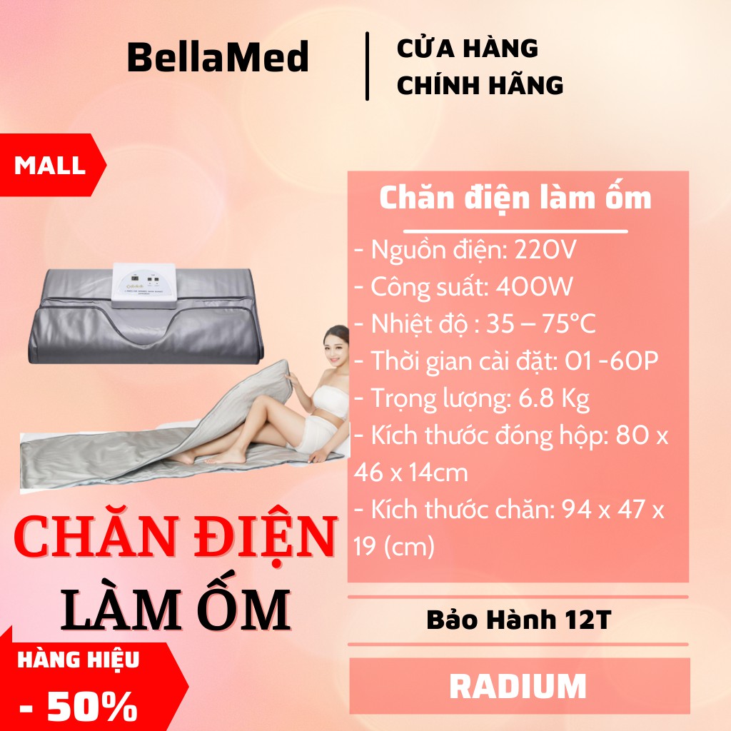 Chăn Điện Spa Giảm Béo  Bảo hành 12 tháng chính hãng