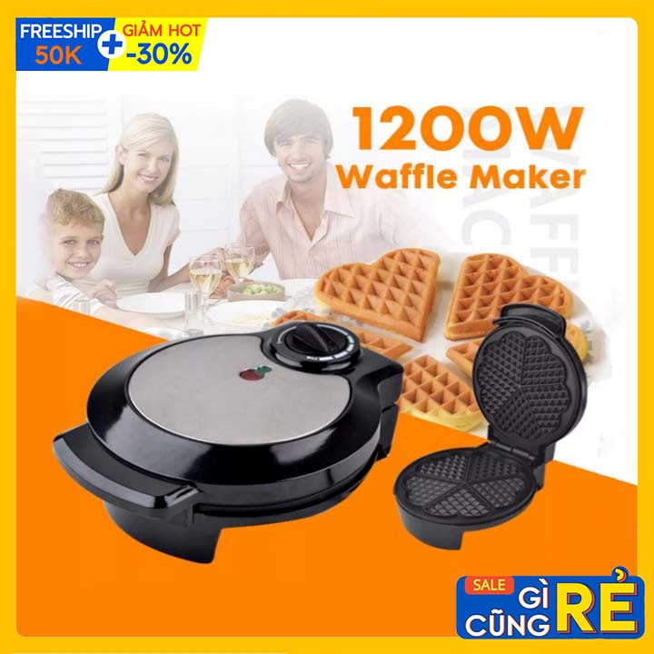 Máy làm bánh Waffle [ BH - 12 Tháng] Máy kẹp bánh bông lan đơn SOKANY