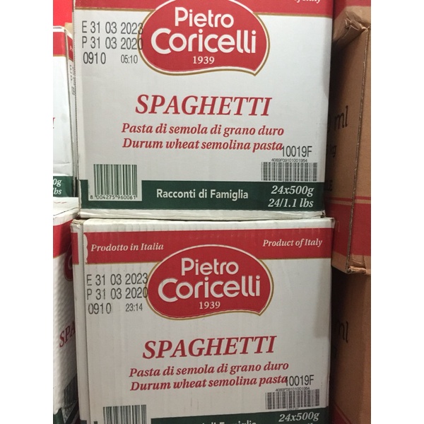 [Sale 50%]Mì Ý Spaghetti Pietro Coricelli Gói 500g-Chuẩn Vị Ý