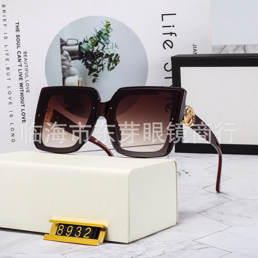 Kính Râm Chống Tia Uv4000 gucci Cổ Điển Kích Thước Lớn Phong Cách Thể Thao Cho Nam Và Nữ
