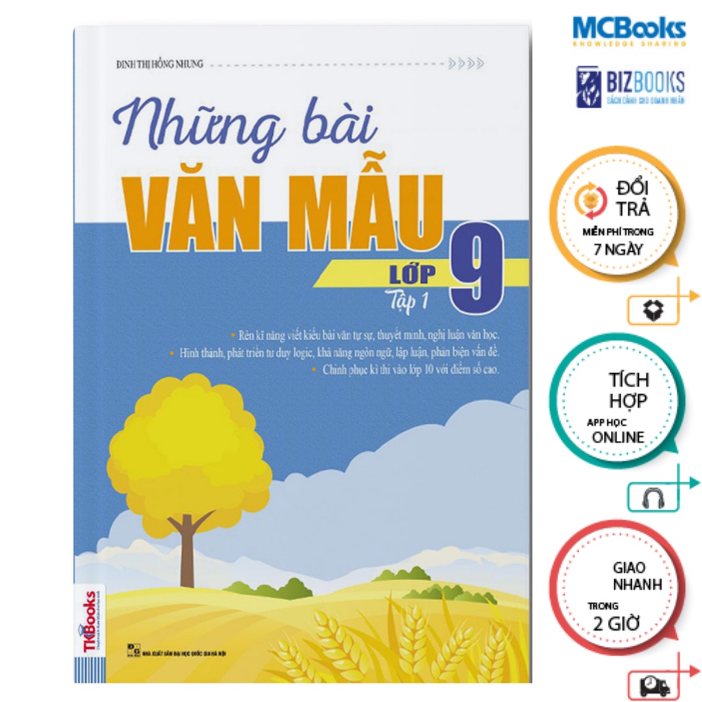 Sách - Những Bài Văn Mẫu Lớp 9 Tập 1