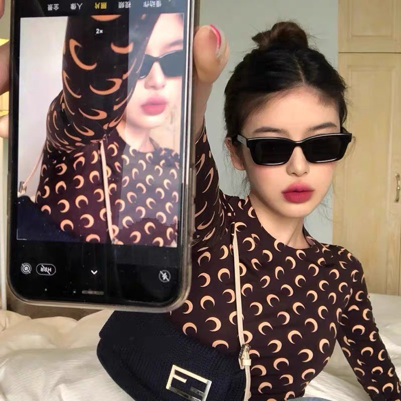 Kính mắt thời trang IDOL bản nhỏ khuy tròn vintage Mẫu mới cực rẻ