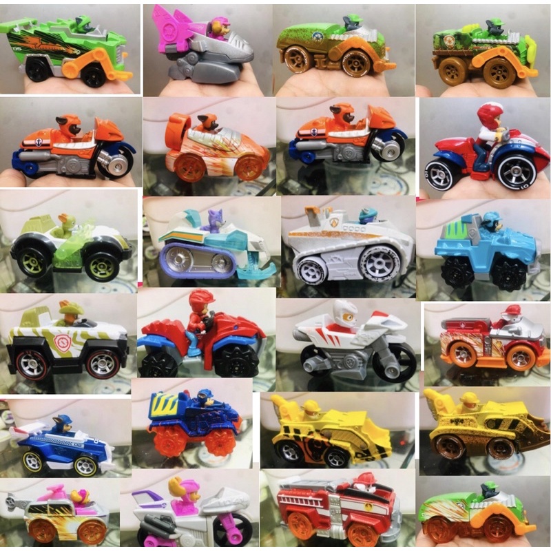 Xe Paw Patrol cứu hộ True Metal với đủ các mẫu Marshall, Chase, Rubble, Skye, Zuma,,