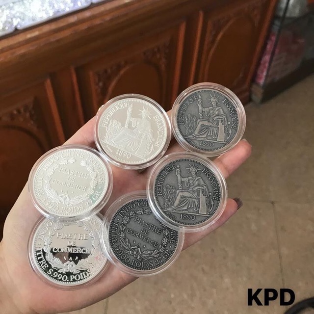 Đồng xu bạc ta nguyên chất