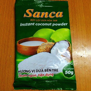 BỘT NƯỚC CỐT DỪA HÒA TAN SANCA 50G