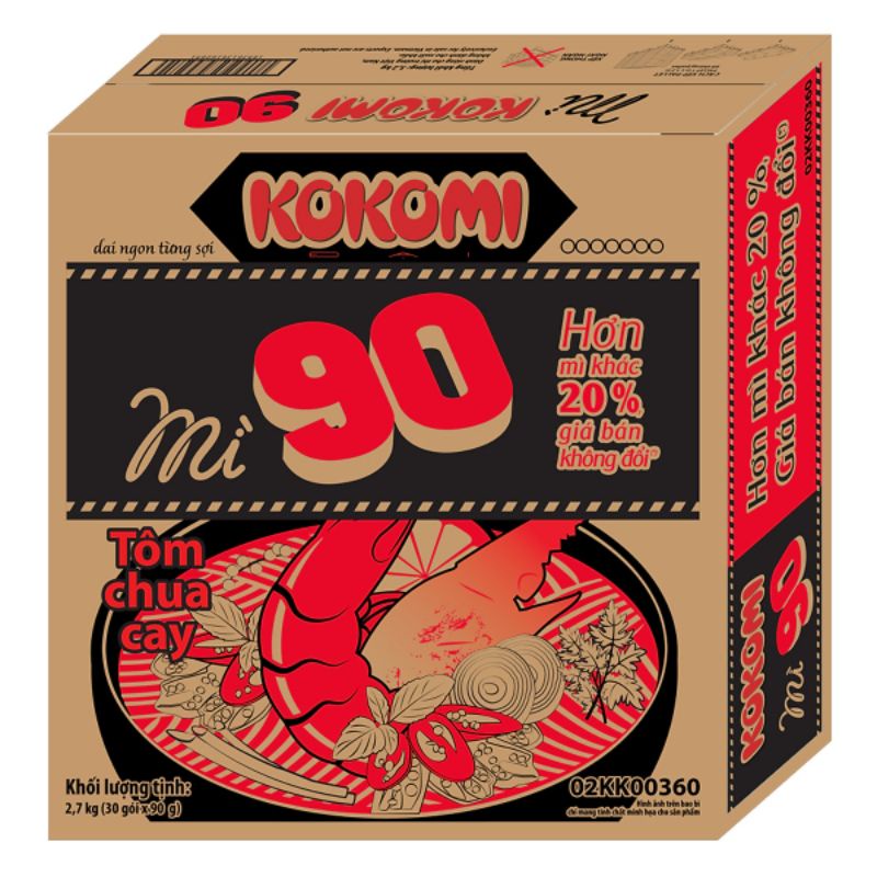 Mì kokomi đại 90g*30gói