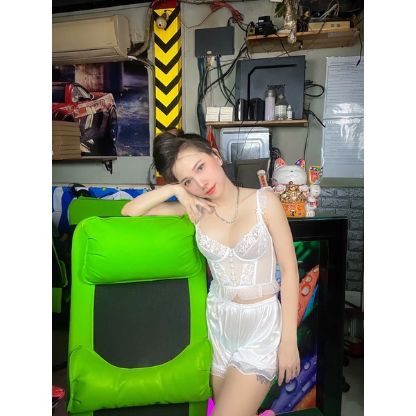 Quần ngủ ren mặc ở nhà mát, thoải mái nhập Quảng Châu 😍