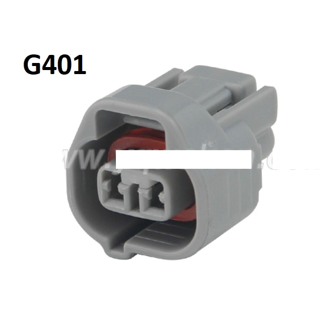 G401-Giắc cắm dây nịt cảm biến Toyo 2 LỖ 2MM rãnh trái