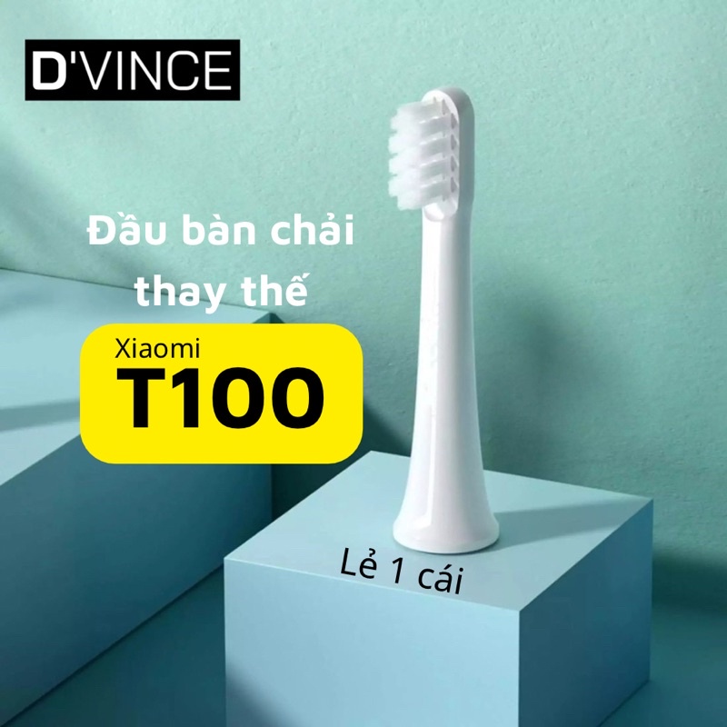 Đầu bàn chải điện thay thế cho Mijia T100 Xiaomi  | DVINCE