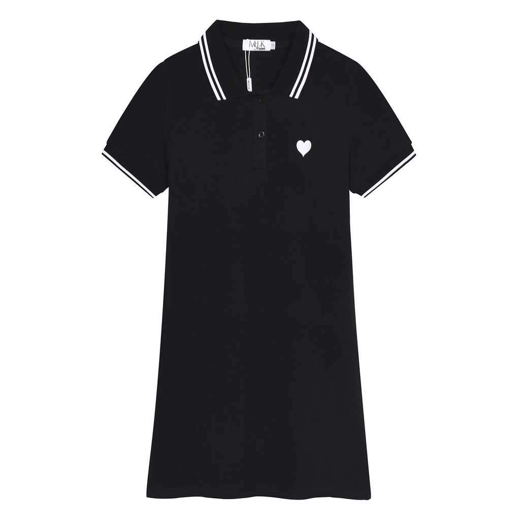 Jiashucheng Đầm Thun Thể Thao Dáng Hẹp Eo Hẹp Phong Cách Preppy Thời Trang Xuân Hè Kiểu Mới Cho Nữ