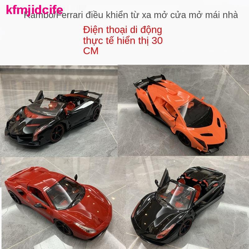 xe điều khiển từ xaô tô điều khiển từ xa cho trẻ em sạc xe thể thao tốc độ cao đua Lamborghini cậu bé không dây