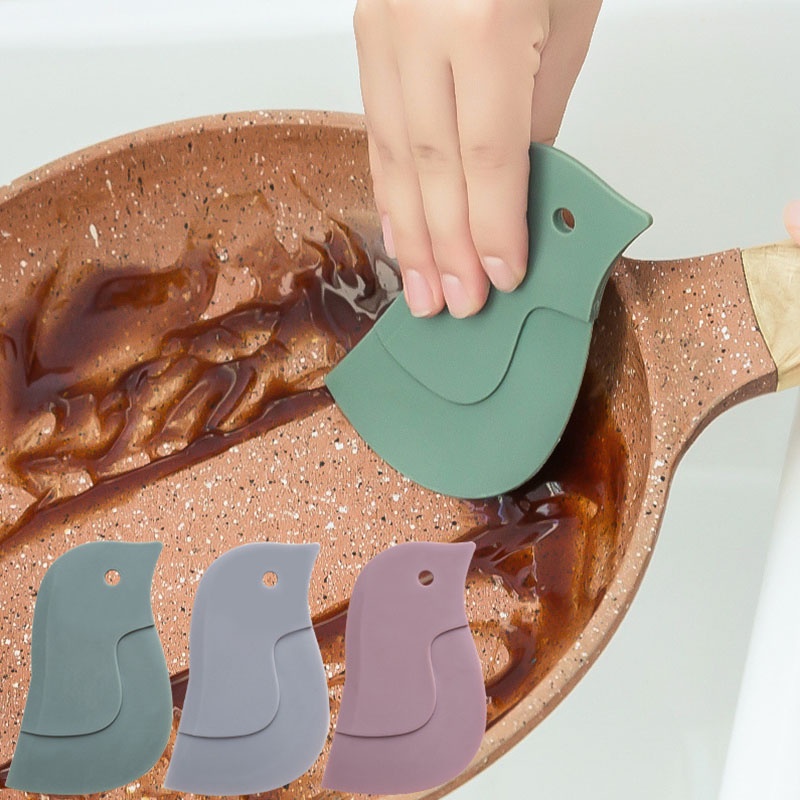 1 Dụng Cụ Nạo Dầu Đa Năng Họa Tiết Hoạt Hình Dễ Thương Cho Nhà Bếp