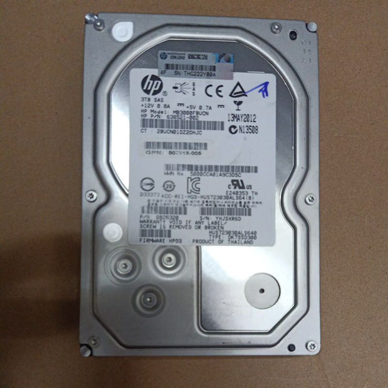 Ổ cứng SAS HP 3T