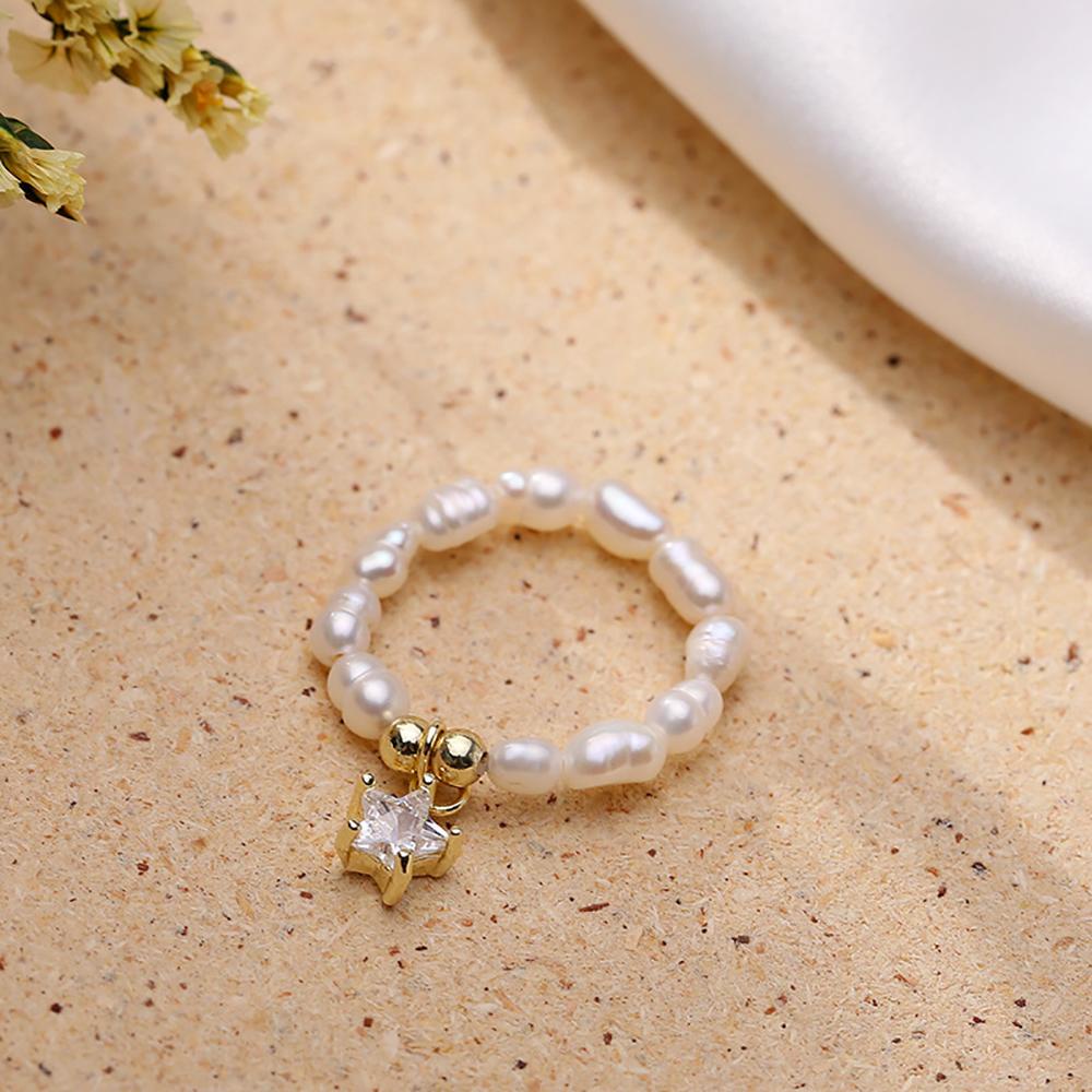 Nhẫn Hình Ngôi Sao Co Giãn Thời Trang Dành Cho Nữ