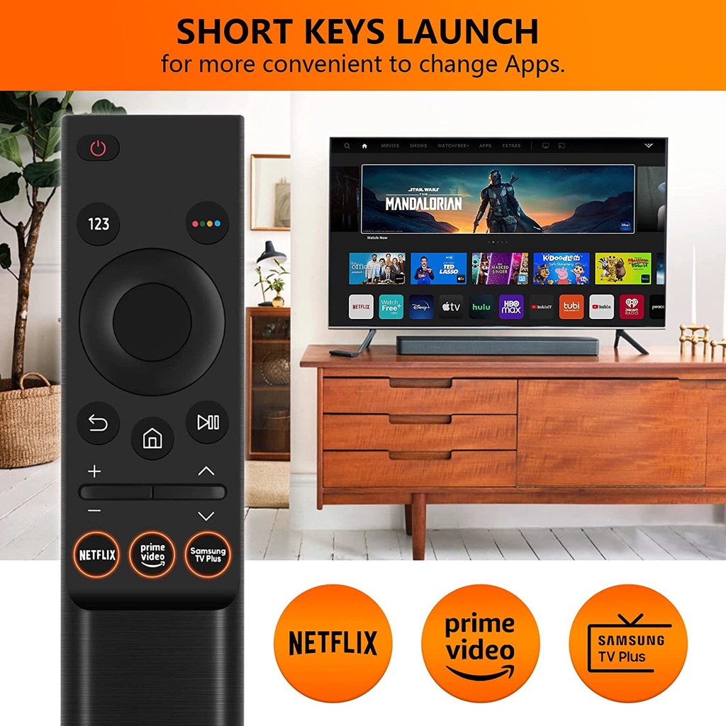 Điều Khiển Từ Xa Thay Thế BN59-01363A Cho Tv Thông Minh Samsung QN43LS03AAFXZA QN43Q60AAFXZA Qn50Ls03Axfza Qn50Q60Aafxxza QN50QN90AAF
