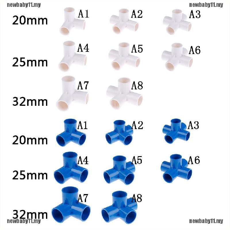 Đầu Nối Ống Nước Bằng Nhựa Pvc Đường Kính 20mm / 25mm / 32mm (Nb11 + Hàng Có Sẵn)