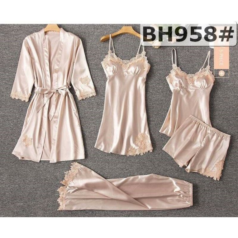 Bộ ngủ mặc nhà 5 chi tiết  A400.220 | BigBuy360 - bigbuy360.vn