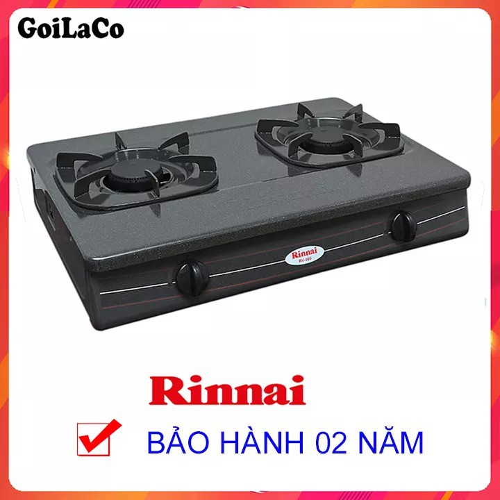 Bếp gas đôi 6 tấc Rinnai RV-360 GM (N) mặt men – màu xám