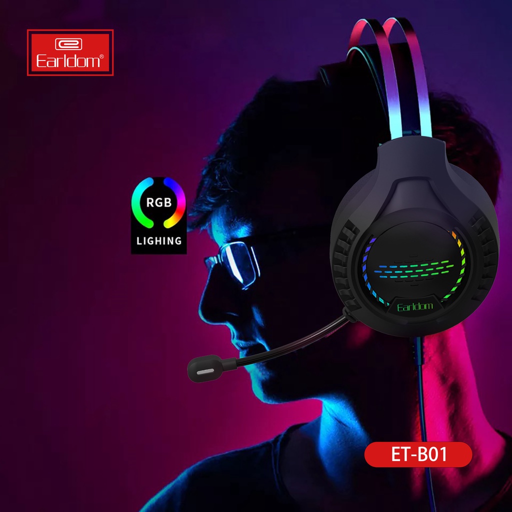 Tai Chụp Có Dây Kèm Micro Earldom ET - B01