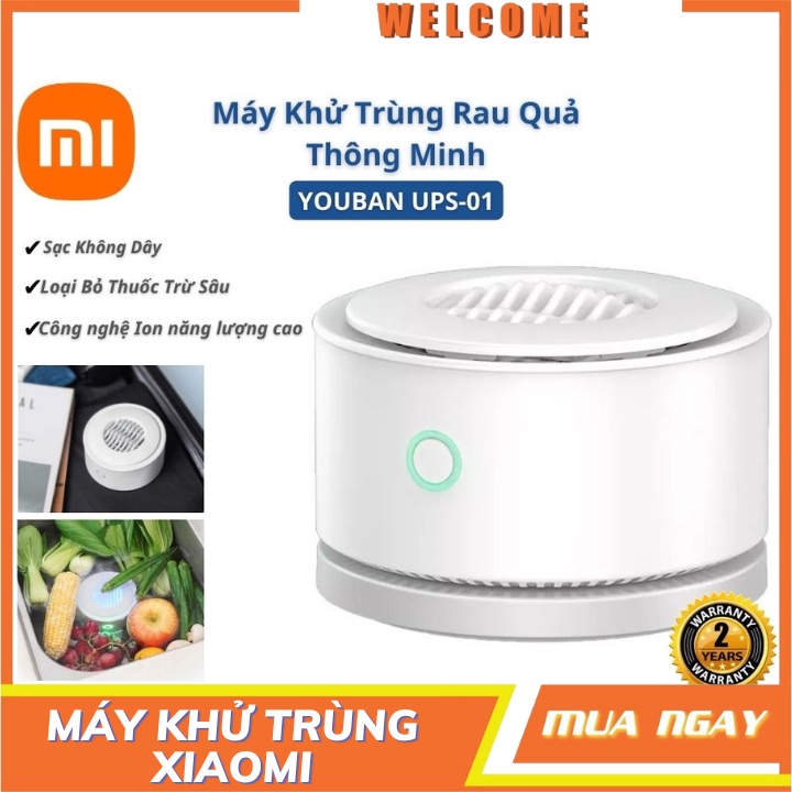 Máy khử trùng thực phẩm Xiaomi YOUBAN UPS-01-Khử độc hoa quả-Tiêu diệt vi khuẩn lên đến 99%-mi_saigon_lt