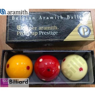 [SIÊU THỊ BIDA] Bi Aramith Pro Cup Prestige 61,5 mm 03 bi [BI/BALL BIDA]