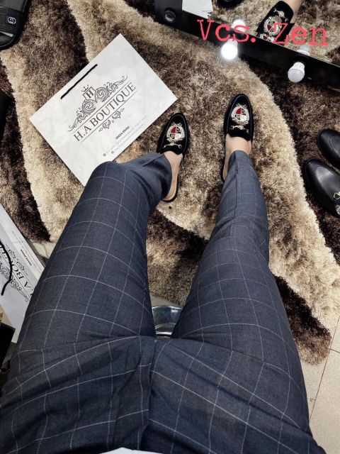 Quần Tây Âu Sọc Hàn Quốc Cực Hot 3 Màu Đơn Giản