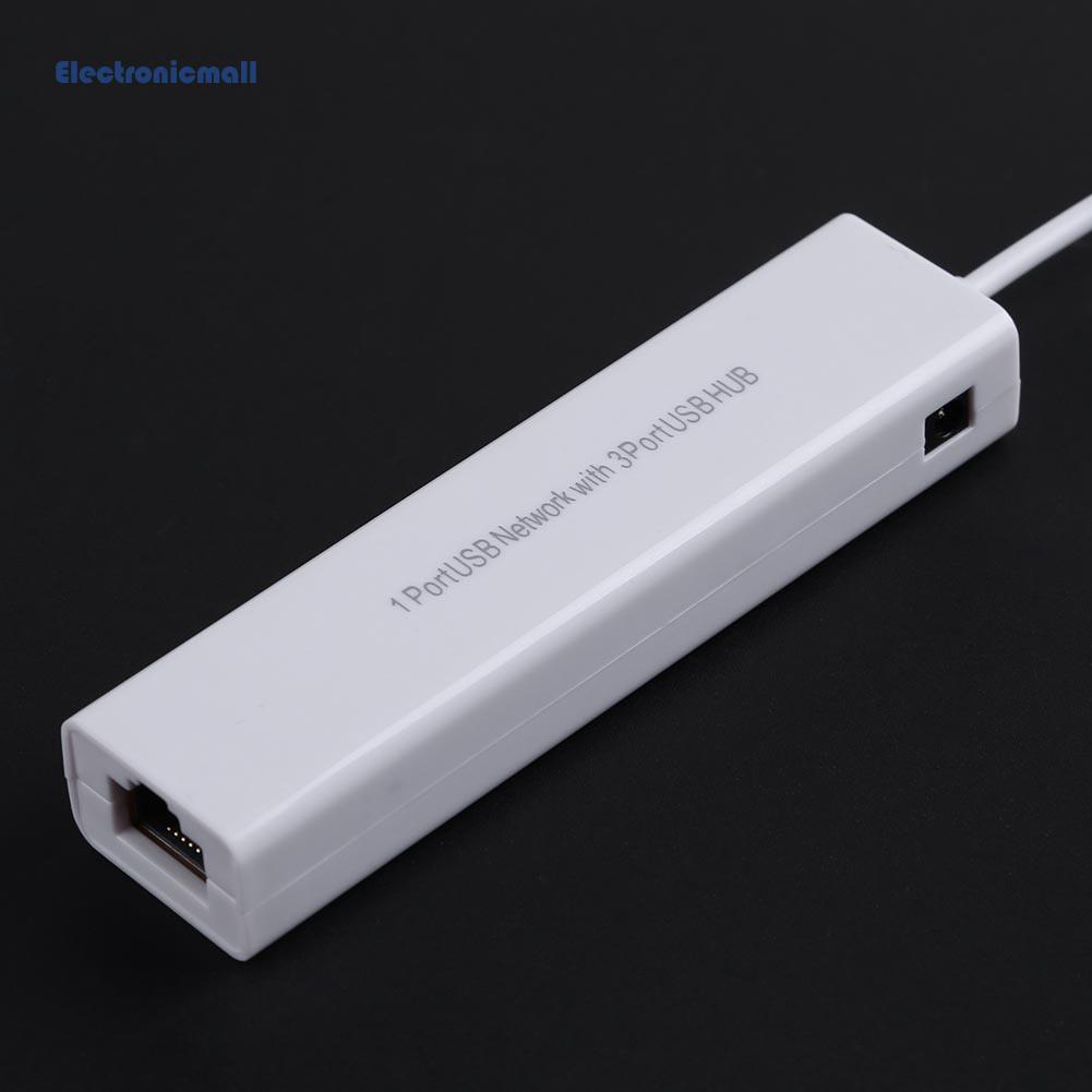 Bộ Chuyển Đổi Usb 2.0 3 Cổng 10 / 100mb Micro Usb Sang Rj45 Lan