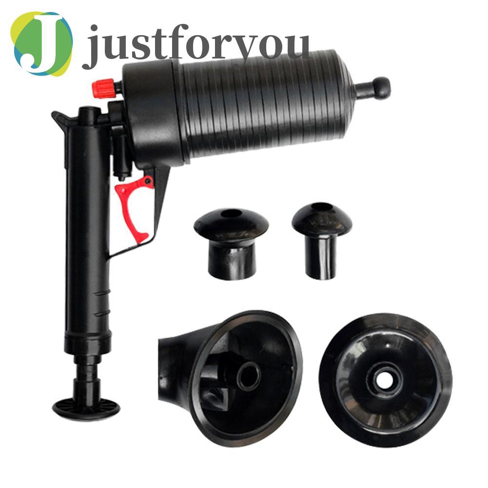 Justforyou2 Toilet Dredge Plug Air Power Pump Bathroom Drain Cleaner Sink Pipe Plunger