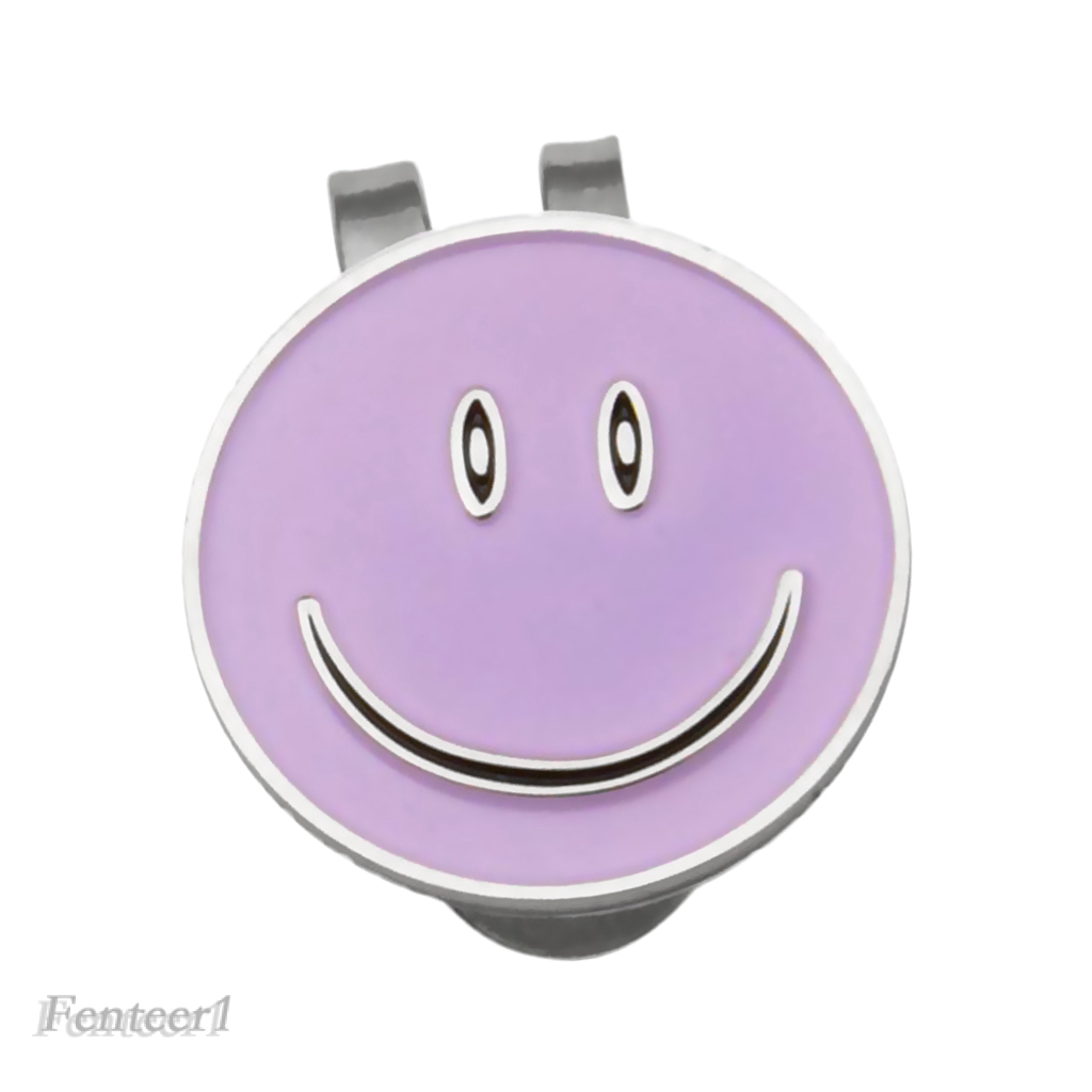 [Fenteer1] Dụng Cụ Đánh Dấu Bóng Golf Từ Tính Hình Mặt Cười Kèm Kẹp Mũ Chơi Gôn Tuyệt Vời Cho Bất Kỳ Sân