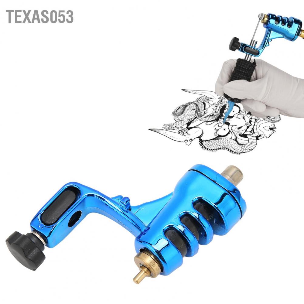 Texas053 Máy Xăm Quay Mạ Điện Chuyên Nghiệp Làm Giao Diện RCA Màu Xanh