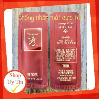 [1ml] Gói kem mắt saga đỏ the saga of xiu ga yun eye cream