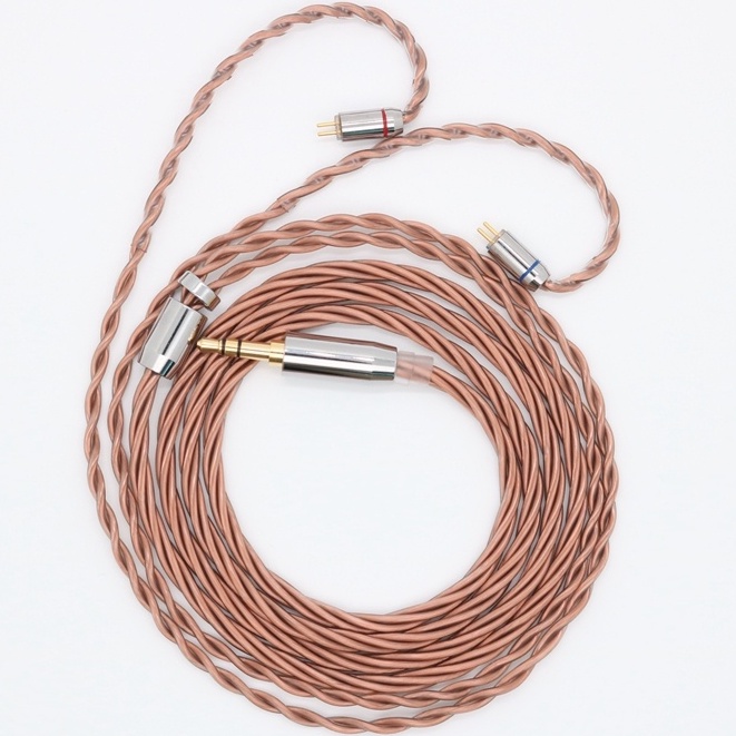 Dây Cáp Nâng Cấp 4 Lõi 7N UPOCC MMCX / 2PIN / QDC / TFZ 2.5 / 3.5 / 4.4mm KZ TINHIFI T2 Bln BL01