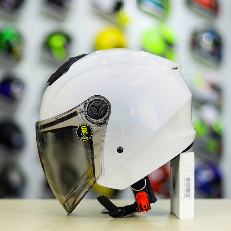 Mũ bảo hiểm 3/4 ROYAL XH01 tem LEOPARD 1 kính chính hãng