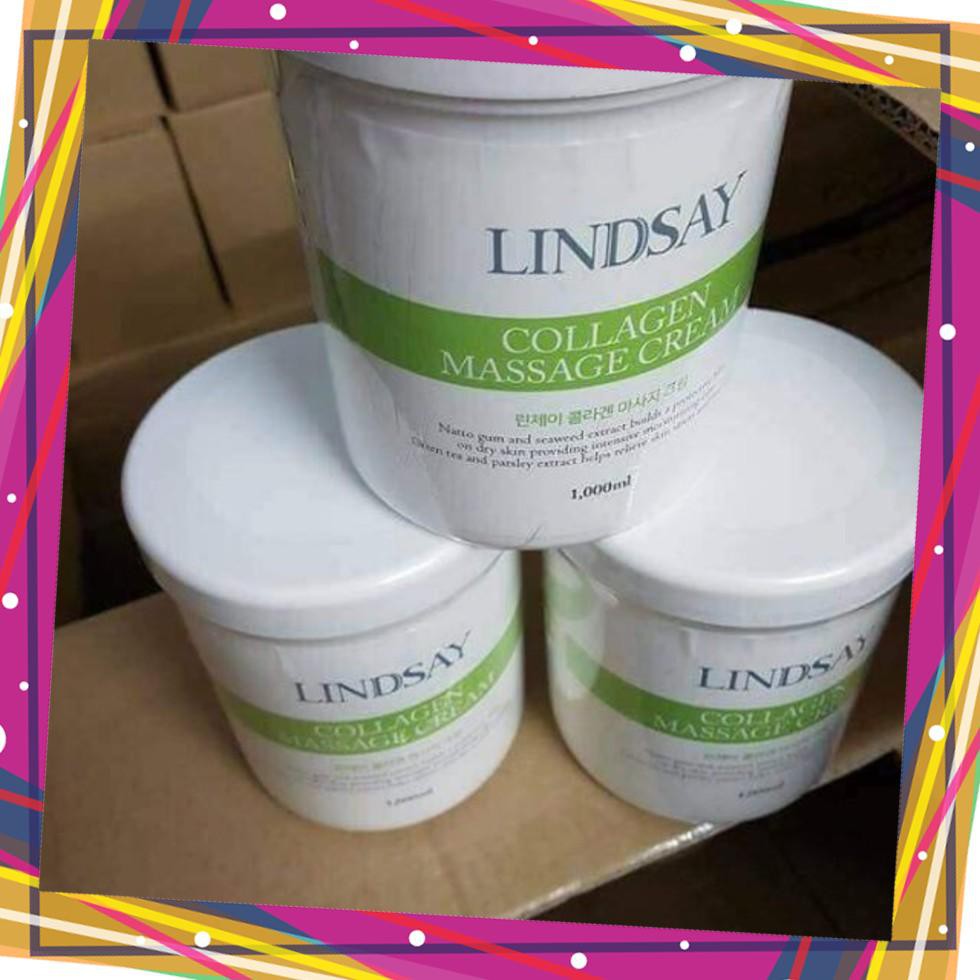 [Thẩm mỹ giá rẻ ]KEM MASSAGE COLLAGEN LINDSAY ( 1000ml )[Spa]