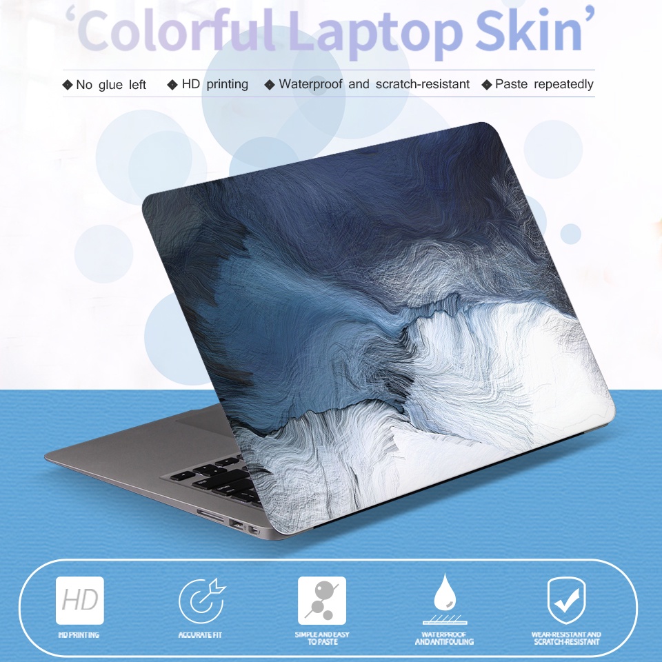 Miếng Dán Họa Tiết Đá Cẩm Thạch Cho Laptop 11 / 12 / 13 / 14 / 15 / 17 Inches