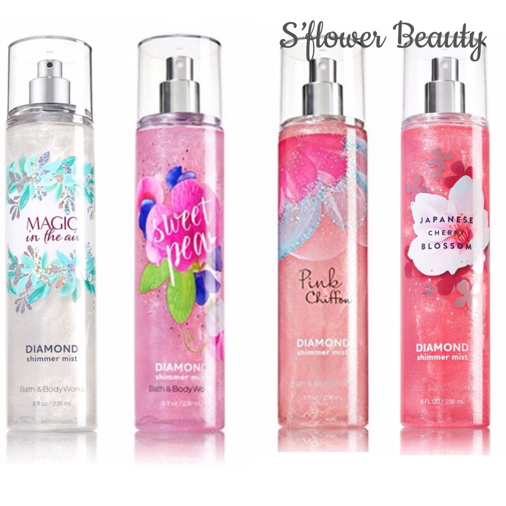 [Auth] Xịt Thơm Toàn Thân Ánh Nhũ Bath & Body Works Diamond Shimmer Mist - 236ml | Thế Giới Skin Care