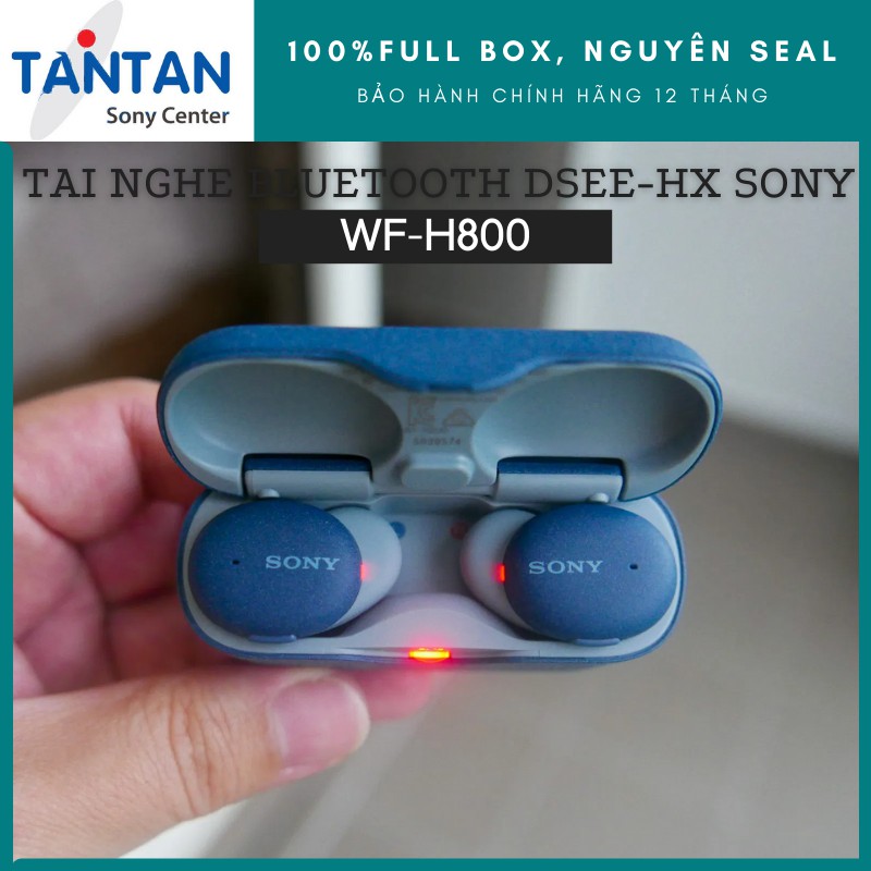 Tai Nghe In-ear BLUETOOTH Sony WF-H800 | DSEE HX chuẩn Hi-res - Pin:16H - Sạc nhanh - Truly Wireless - Trợ lí giọng nói