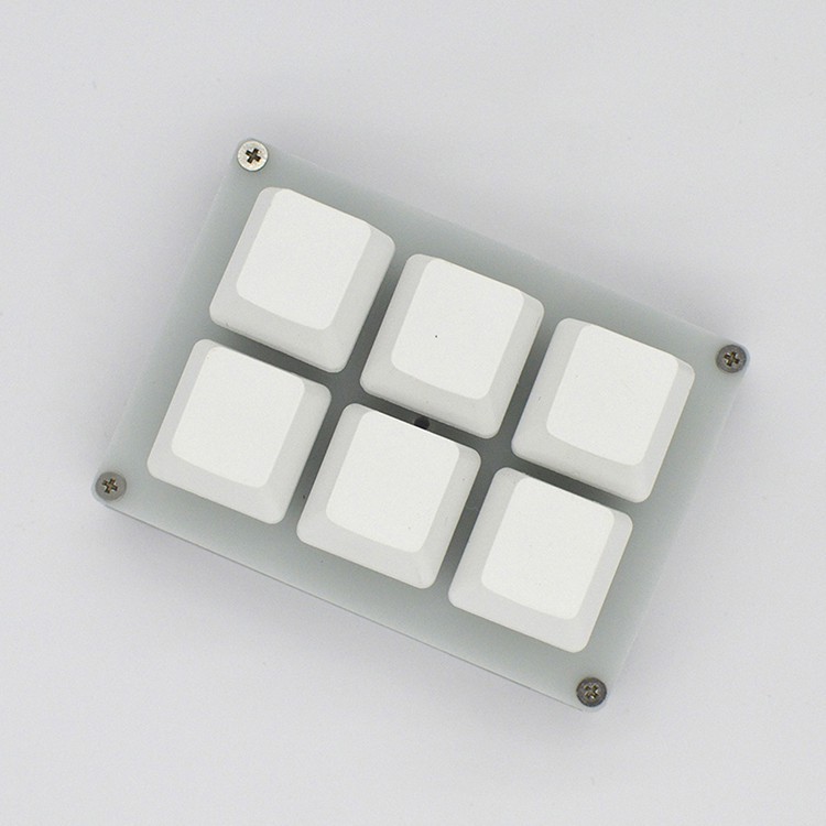 Mini 6-key Keyboard DIY Custom USB Programming Shortcut Keys Copy Paste Mechanical Keyboard